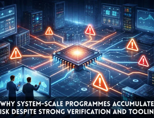 Why System-Scale Programmes Accumulate Risk Despite Strong Verification and Tooling