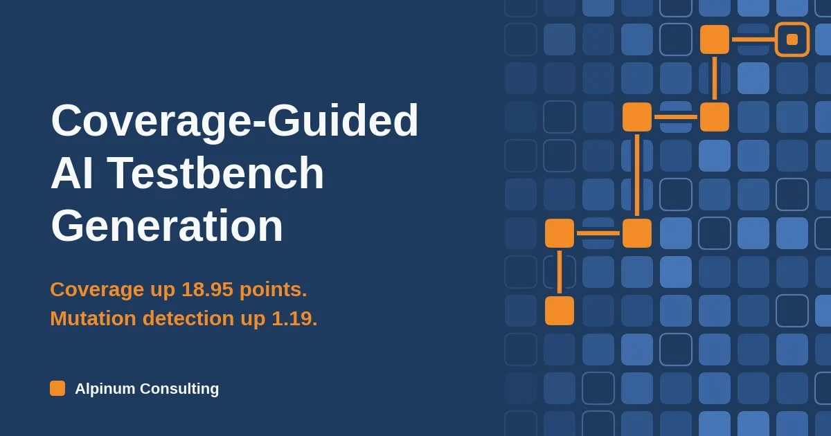 Evidence loop: generate, execute, measure, challenge and review, then engineering sign-off, with feedback to generation.