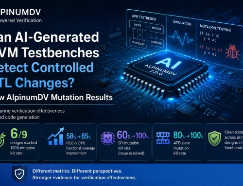 Can AI-Generated UVM Testbenches Detect Controlled RTL Changes? New AlpinumDV Mutation Results